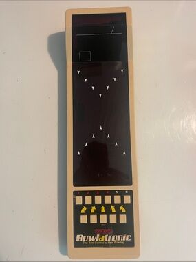 Vintage 1981 Coleco Bowlatronic Handheld Table Top Electronic Bowling Game Works